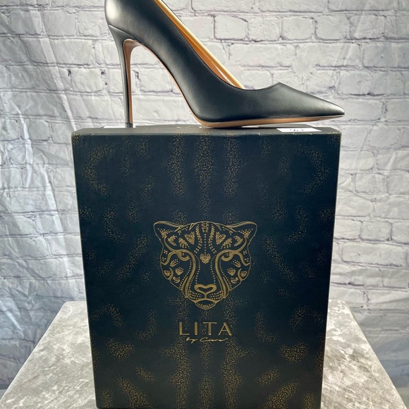 BNWB Lita By Ciara Black Heels Size EU 40 - Picture 4 of 17